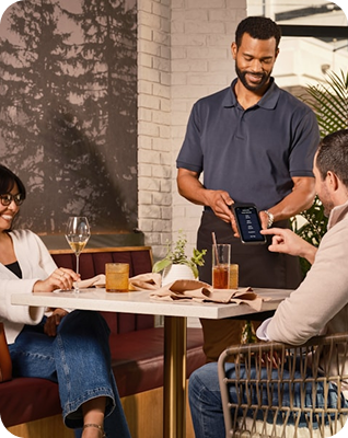 Guests dining